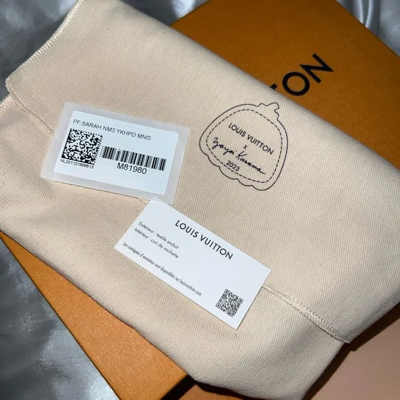 Louis Vuitton Sarah long snap wallet Painted Dot Yayogi Kusama cruise collection - Picture 5 of 14